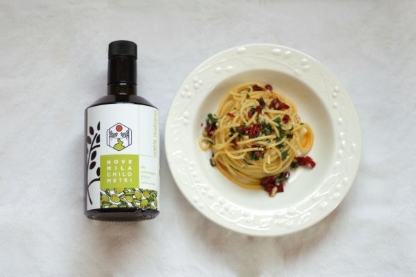 Spaghetti “garlic, oil and chili peppers”